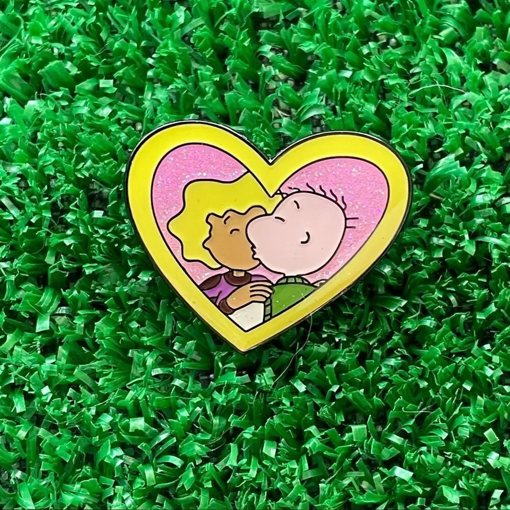 Doug & Patti Love Enamel Pin/ Brooch Lapel
